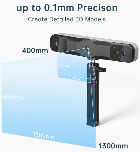 Revopoint Range 2 3D Scanner with Rigid Calibration Boards